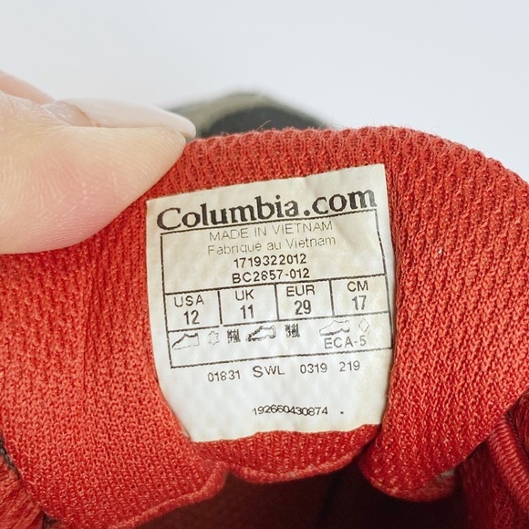 COLUMBIA Little Kids’ Redmond™ Hiking Waterproof Shoe Size 12 - Picture 11 of 11